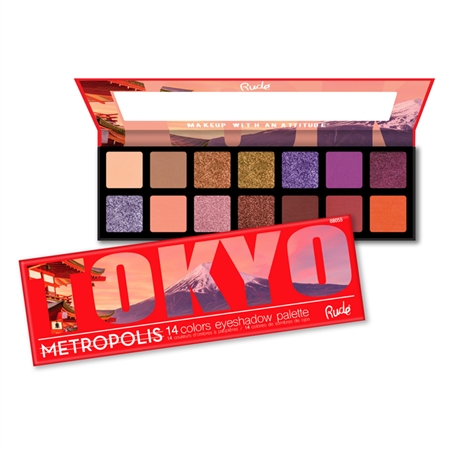 Rude Cosmetics Metropolis Tokyo палитра от сенки за очи