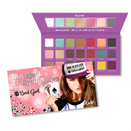 Rude Cosmetics Blackjack Bad Girl palette de fards à paupières