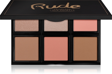 Rude Cosmetics Face Palette Fearless paletka na tvár