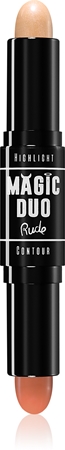 Rude Cosmetics Magic Duo obojstranná kontúrovacia tyčinka