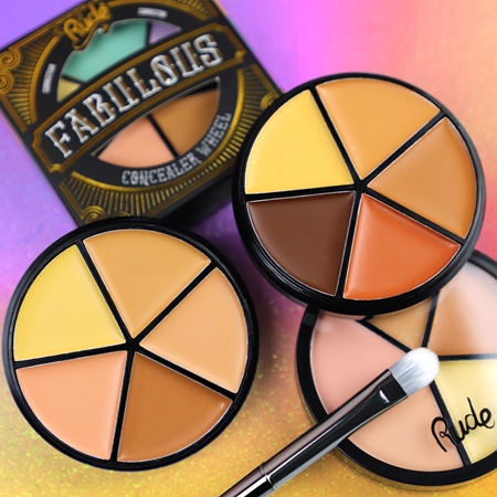 Rude Cosmetics Fabulous Concealer Wheel paleta korektorov