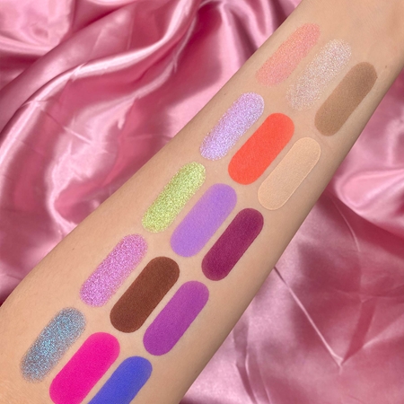 Rude Cosmetics Manga Collection Pigments & Shadows Palette Acu ēnu palete