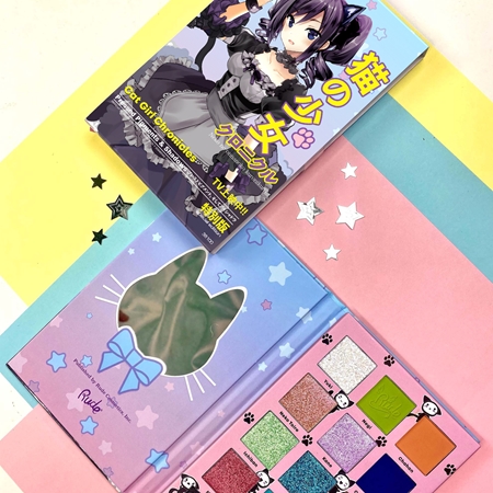 Rude Cosmetics Manga Collection Pigments & Shadows Palette palette de fards à paupières