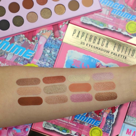 Rude Cosmetics Manga Anime Palette Paperback Edition paleta senčil za oči