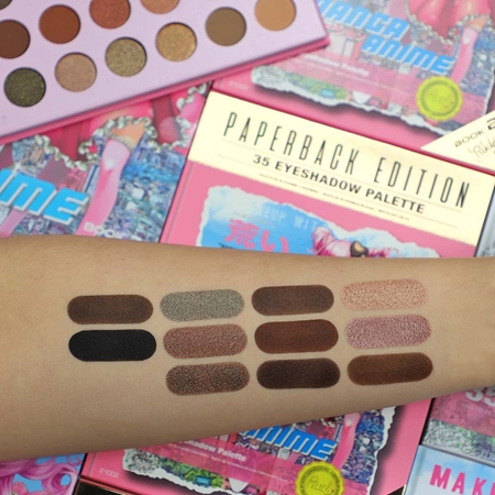 Rude Cosmetics Manga Anime Palette Paperback Edition paleta senčil za oči