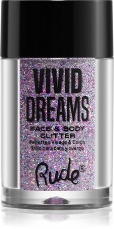 Rude Cosmetics Vivid Dreams glitter per viso e corpo