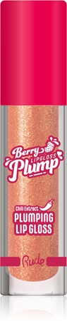 Rude Cosmetics Berry Plump hidratáló ajakfény dús hatásért