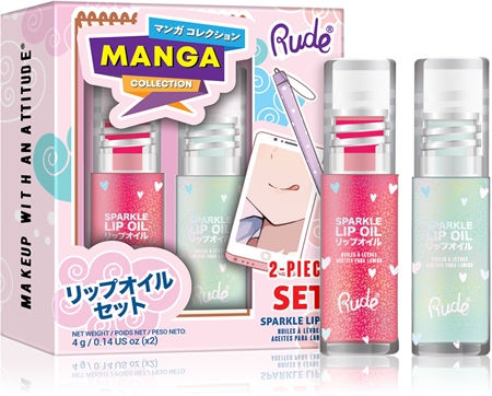 Rude Cosmetics Manga Collection Läpp-set