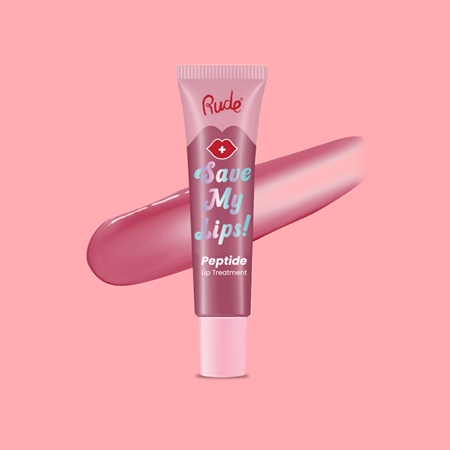 Rude Cosmetics Save My Lips maitinamasis ir drėkinamasis lūpų balzamas su peptidais