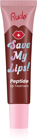 Rude Cosmetics Save My Lips vyživujúci a hydratačný balzam na pery s peptidmi