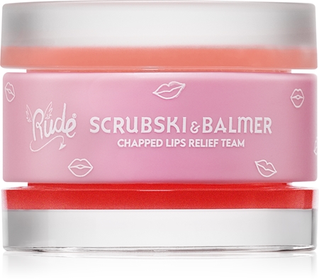 RUDE Scrubski & Balmer Lip Exfoliator and Lip Balm - Fresh Mint