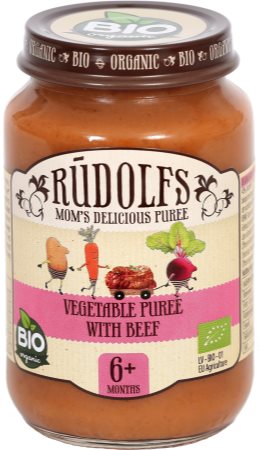 Rudolf’s BIO zelenina s hovězím masem dětský příkrm