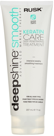 Rusk Deep Shine Smooth mascarilla fortalecedora para cabello teñido y dañado