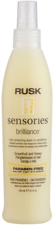 Rusk Sensories Brilliance acondicionador en spray sin enjuague para cabello teñido y sensible