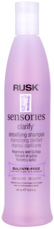 Rusk Sensories Clarify Detoxifying Shampoo for Healthy Scalp
