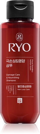 RYO Damage Care & Nourishing Shampoo Intensive Regenerating Shampoo for damaged hair