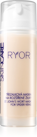 RYOR Skin Care máscara de hipérico com rutina para pequenos derrames no rosto