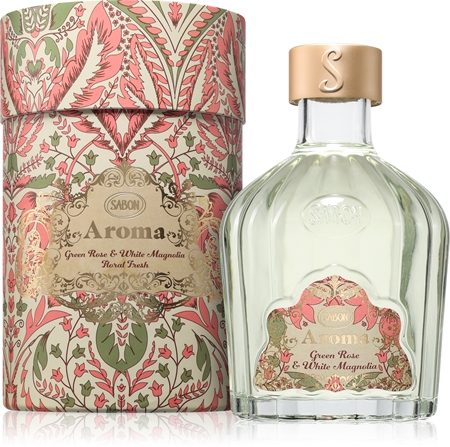 Sabon Green Rose & White Magnolia aroma diffuser with filling