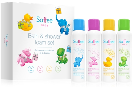 Saffee Kids Bath & Shower Foam Set dárková sada (pro dětskou pokožku)