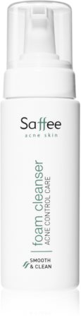 Saffee Acne Skin Foam Cleanser mousse de limpeza para pele problemática, acne