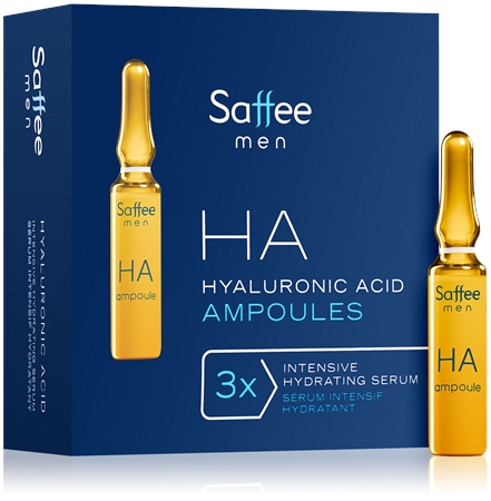 Saffee Men Urban DTX Ampulle – 3 Tage Starter Pack mit Hyaluronsäure