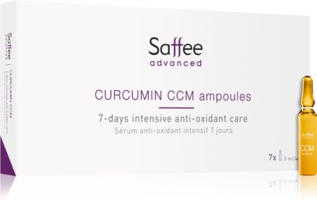 Saffee Advanced Curcumin Ampoules - 7-days Intensive Anti-oxidant Care ampuly – 7-denná intenzívna starostlivosť s kurkumínom