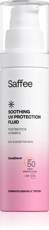Saffee SensiDerm Soothing UV Protection Fluid Schützendes Fluid für trockene bis empfindliche Haut