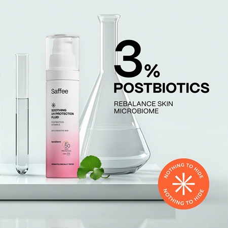 Saffee SensiDerm Soothing UV Protection Fluid fluide protecteur pour peaux sèches à sensibles