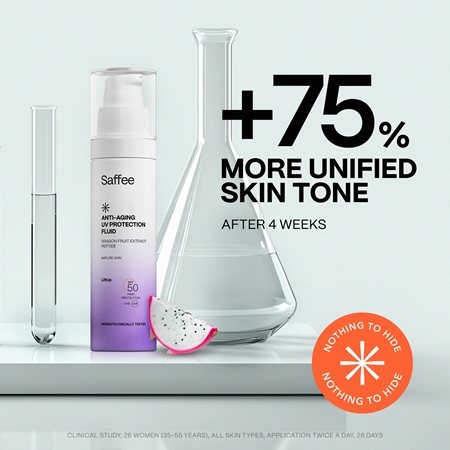 Saffee LiftUp Anti-aging UV Protection Fluid Schützendes Fluid gegen Hautalterung