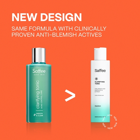 Saffee ClearDerm Clarifying Tonic Attīrošs toniks problemātiskai ādai