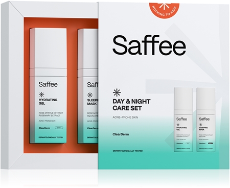 Saffee ClearDerm Day & Night Care Set set za problematično kožo