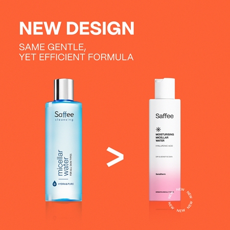 Saffee SensiDerm Moisturising Micellar Water agua micelar para pieles secas y sensibles