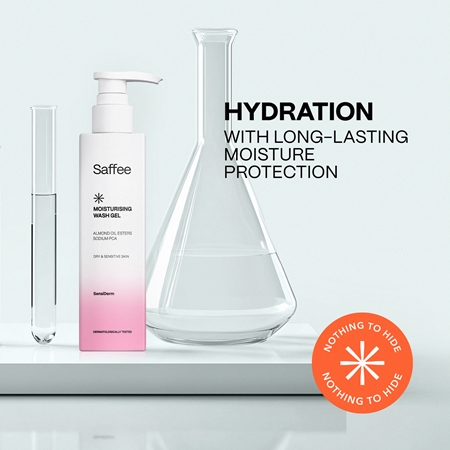 Saffee SensiDerm Moisturising Wash Gel Moisturizing Cleansing Gel for dry and sensitive skin