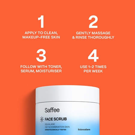Saffee BalanceDerm Face Scrub Face Scrub for oily and combination skin