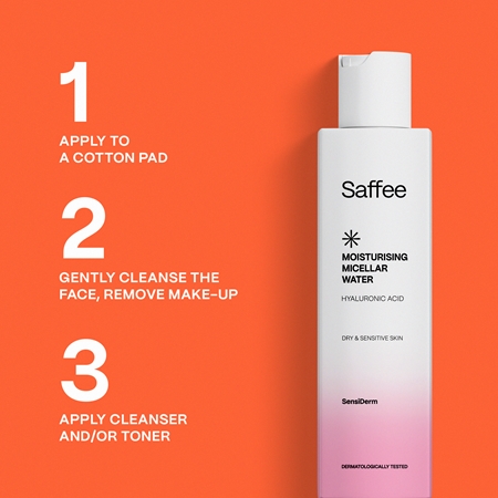 Saffee SensiDerm Travel Set potovalni set za kozmetiko za suho in občutljivo kožo