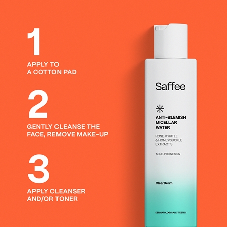 Saffee ClearDerm Travel Set matkasetti ongelmaiholle