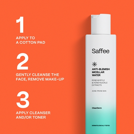 Saffee ClearDerm Anti-blemish Micellar Water Micellar Water for problem skin
