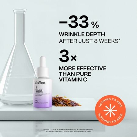 Saffee LiftUp Vitamin C + B3 Serum Brightening Serum to treat dark spots