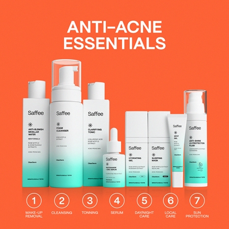Saffee ClearDerm Niacinamide + Zinc Serum sérum matifiant anti-pores dilatés à la niacinamide et au zinc