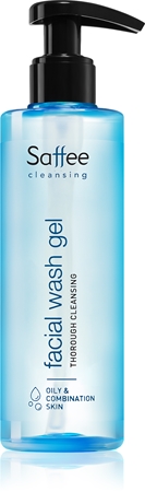 Saffee Cleansing Facial Wash Gel tisztító gél kombinált és zsíros bőrre