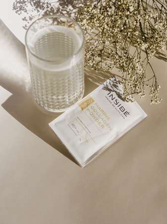 INSIBÉ Marine collagen 5000 mg coffee flavoured for age group 45+ Pulver zur Herstellung von Getränken für schöne Haare, Haut und Nägel
