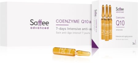 Saffee Advanced Coenzyme Q10 Ampoules Ampulas — 7 dienu intensīva ādas kopšana ar koenzīmu Q10