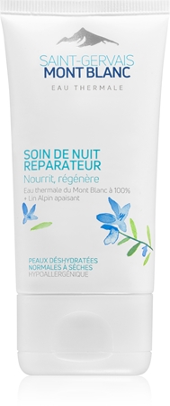 SAINT-GERVAIS MONT BLANC EAU THERMALE creme de noite regenerador para pele seca a muito seca