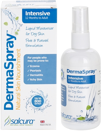Salcura DermaSpray Intensive spray pentru piele uscata si senzatia de mancarime predispuse la psoriazis