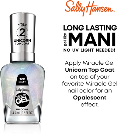 Sally Hansen Miracle Gel™ Geelküünelakk ilma UV / LED-lampide kasutamiseta