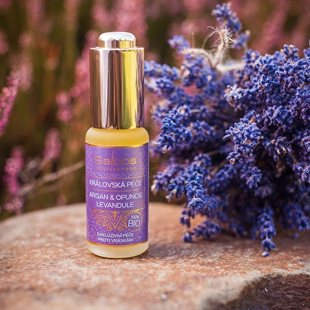 Saloos Bio King's Care Argan & Opuntia & Lavender bio arganový olej s vôňou levandule