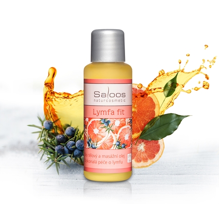 Saloos Bio Body And Massage Oils Lymfa Fit huile corporelle pour massage