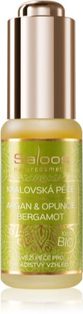 Saloos Bio King's Care Argan & Opuntia & Bergamot nährendes Öl für die Haut gegen die ersten Anzeichen von Hautalterung