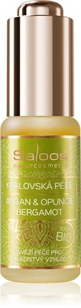 Saloos Bio King's Care Argan & Opuntia & Bergamot óleo nutritivo de pele contra os primeiros sinais de envelhecimento