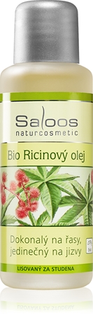Saloos Cold Pressed Oils Bio Castor óleo de rícina para rosto e corpo